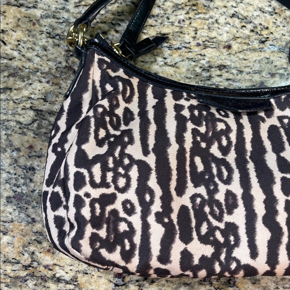 Vintage Coach Mia Ocelot Leopard Print Crossbody Shoulder Bag Coach F31903 - Picture 7 of 9